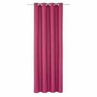 Tom Tailor Blickdichter Ösenvorhang 140x250cm DOVE blickdicht pink Gr. 140 x 245