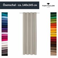 Tom Tailor Blickdichter Ösenvorhang 140x250cm DOVE blickdicht dunkelgrün Gr. 140 x 245