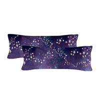 Happy Friday | Set van 2 kussenslopen Ultraviolet