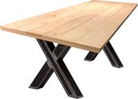 Home affaire Eettafel Aletsch gemaakt van onbehandeld hout, gerecycled steigerhout
