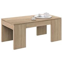 CaliCosy Salontafel met een opklapbaar blad - L100 cm - Kendra