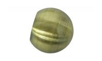 GARDINIA 2er-Set Memphis Endknopf KUGEL für Ø 16 mm Gardinenstange Messing-Antik, Endstück