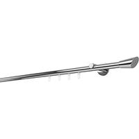 Gardinenstange 20mm Rag Wandträger 6,5 cm, mydeco, 1-läufig, Fixmaß, verschraubt