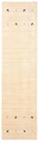 carpetfine Loper Gabbeh uni zuivere wol, met de hand geweven, gabbeh diermotief