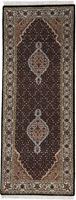 Woven Arts Loper Oosters tapijt Tabriz Mahi met de hand geknoopt, woonkamer, zuivere wol