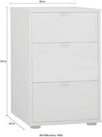 WIEMANN Nachtkastje Nizza voorgemonteerd, met soft-closetechniek en glazen front (set, 2 stuks)