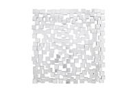 Wandspiegel 102 x 100 cm MDF Spiegelglas Mosaik