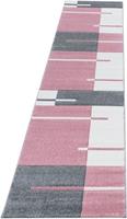 Ayyildiz Teppiche Loper Hawaï 1310 met de hand gesneden reliëfpatroon, 80 cm x 300 cm (bxl)