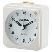 Hama Travel Clock, White, 5.6 x 3 x 5.6 cm