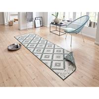 NORTHRUGS Läufer »Malibu«, , rechteckig, Höhe 5 mm, In-und Outdoor geeignet, Wohnzimmer, Balkon, Terrasse, Garten, Robust, Pflegeleicht, Flachgewebe, Wendeteppich