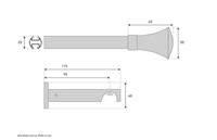 Good Life Innenlaufschiene "Cono", 1 läufig-läufig, Fixmaß
