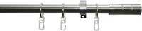 GARDINIA Gardinenstange »Set Metall«, , 1-läufig, Fixmaß, 19 mm, Serie Zylinder