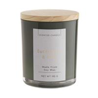 Butlers SCENTED CANDLE Duftkerze Eucalyptus & Pine mit Sojawachs Höhe 9cm Duftkerzen dunkelgrün