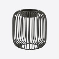 Point-Virgule Wire Theelichthouder Zwart ø 13cm H 14cm