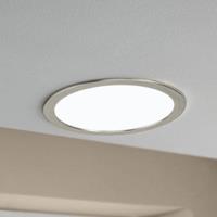 EGLO LED Einbauleuchte Fueva in Nickel-matt und Weiß 16,5W 2100lm IP44 216mm