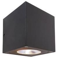 Deko-Light LED Wandaufbauleuchte Cubodo II Double Dg in Dunkelgrau und Transparent 2x7W 1260lm IP54