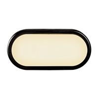 byrydens Gevelverlichting ovaal zwart met LED lichtbron Nordlux Cuba Outdoor