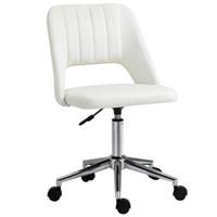 Vinsetto Bürostuhl ergonomisch geformt, high-end gaslift beige