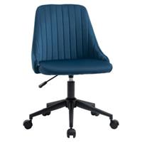 Vinsetto Bürostuhl ergonomisch geformt, high-end gaslift blau