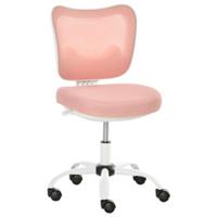 Vinsetto Bürostuhl Ergonomisches Liniendesign, ABS-Kunststoffgehäuse pink