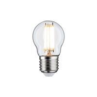 PAULMANN LICHT Paulmann LED Filament Tropfen, Ø 45 mm, 6,5W = 60W, E27, 806 lm, klar, dimmbar, Warmweiß (2700 K)