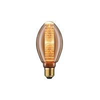 PAULMANN LICHT Paulmann LED Vintage-Birne B75 Inner Glow, E27, Gold, Ringmuster, dimmbar, 120 lm, 3,6W = 13W