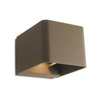 LEDS-C4 LIGHTING Leds-C4 Wilson - Außen LED Up Down Wand Hellbraun 855lm 3000K IP65