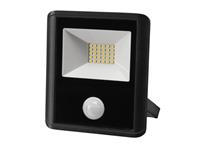 Perel buitenlamp met bewegingssensor led 14,7 cm 20W zwart/wit