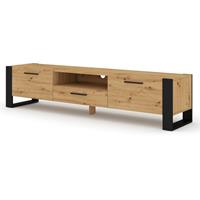 BIM FURNITURE TV-Schrank NUKA 200 cm stehend,artisan eiche