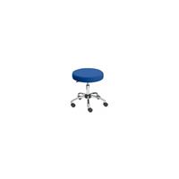 CERTEO Hocker LARS | Mit Rollen | Bezug blau