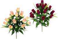 I.GE.A. Kunstplant Bos rozen (2 stuks)