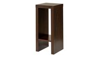 Blumenständer schwarzbraun ¦ holzfarben ¦ Maße (cm): B: 25 H: 60 T: 25  - Möbel Kraft