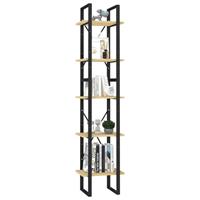 vidaXL Boekenkast met 5 schappen 40x30x175 cm grenenhout