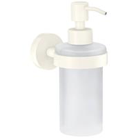 Tesa MOON WHITE 40575-00000-00 Zeepdispenser 200 ml Wit (mat), Glas gesatineerd