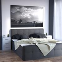 Vicco Nachtkommode Boxspringbett Nachtschrank Nachttisch Kommode Schrank weiß