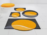 Grund Badematte "Moonset", Höhe 20 mm, rutschhemmend beschichtet, schnell trocknend, besondere Form, Made in Europe