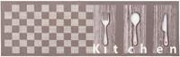 Primaflor-Ideen in Textil Keukenloper Kitchen met een opschrift & motief bestek, antislip, wasbaar, keuken