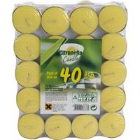 80x Geurkaarsjes Citronella - Citroengeur Theelichten