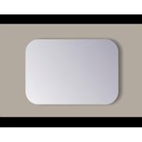 Sanicare Q-mirrors spiegel 100x60x2.5cm rechthoek glas SA.60100