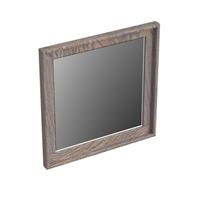 Forzalaqua Reno 2.0 spiegel 40x40cm Vierkant zonder verlichting met frame Massief Eiken Silver Grey 8071785
