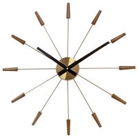 NeXtime Plug-Inn 58 cm wandklok (Kleur: goud)