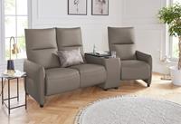 Exxpo - Sofa Fashion 3-Sitzer, Inklusive Relaxfunktion und Ablagefach