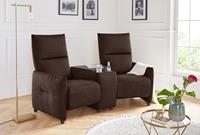 Exxpo - Sofa Fashion 2-Sitzer, Inklusive Relaxfunktion und wahlweise Ablagefach