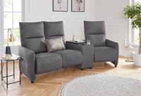 Exxpo - Sofa Fashion 3-Sitzer, Inklusive Relaxfunktion und Ablagefach