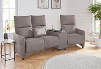 Exxpo - Sofa Fashion 3-Sitzer, Inklusive Relaxfunktion und Ablagefach