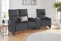Exxpo - Sofa Fashion 3-Sitzer, Inklusive Relaxfunktion und Ablagefach