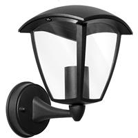 BES LED Led Tuinverlichting - Buitenlamp Nostalgisch - Aigi Nuosta Up - E27 Fitting at Zwart - Aluminium