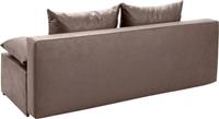 exxpo - sofa fashion Bedbank met slaapfunctie en bedkist, naar keuze met liftbedfunctie en binnenvering