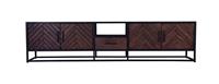 Giga Meubel Tv-meubel Isa Bruin Visgraat 210cm Mangohout - 