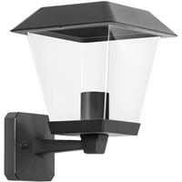 BES LED Led Tuinverlichting - Buitenlamp Nostalgisch - Aigi Nosta Up - E27 Fitting at Zwart - Aluminium